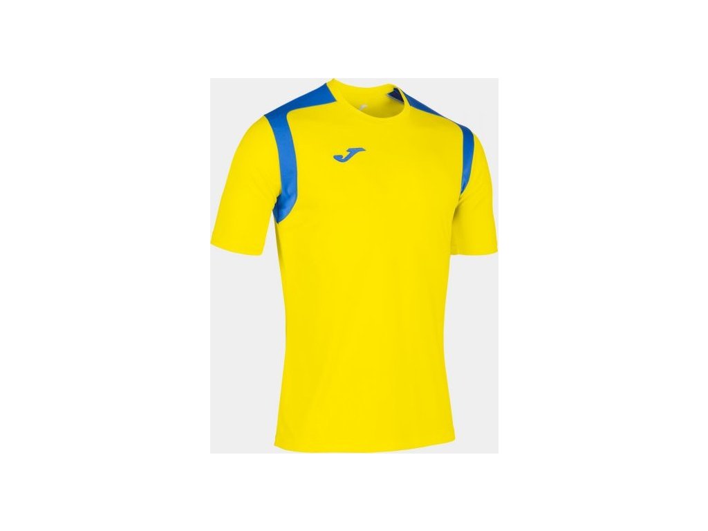 Futbalový dres T-SHIRT CHAMPION V TURQUOISE FLUOR-NAVY S/S