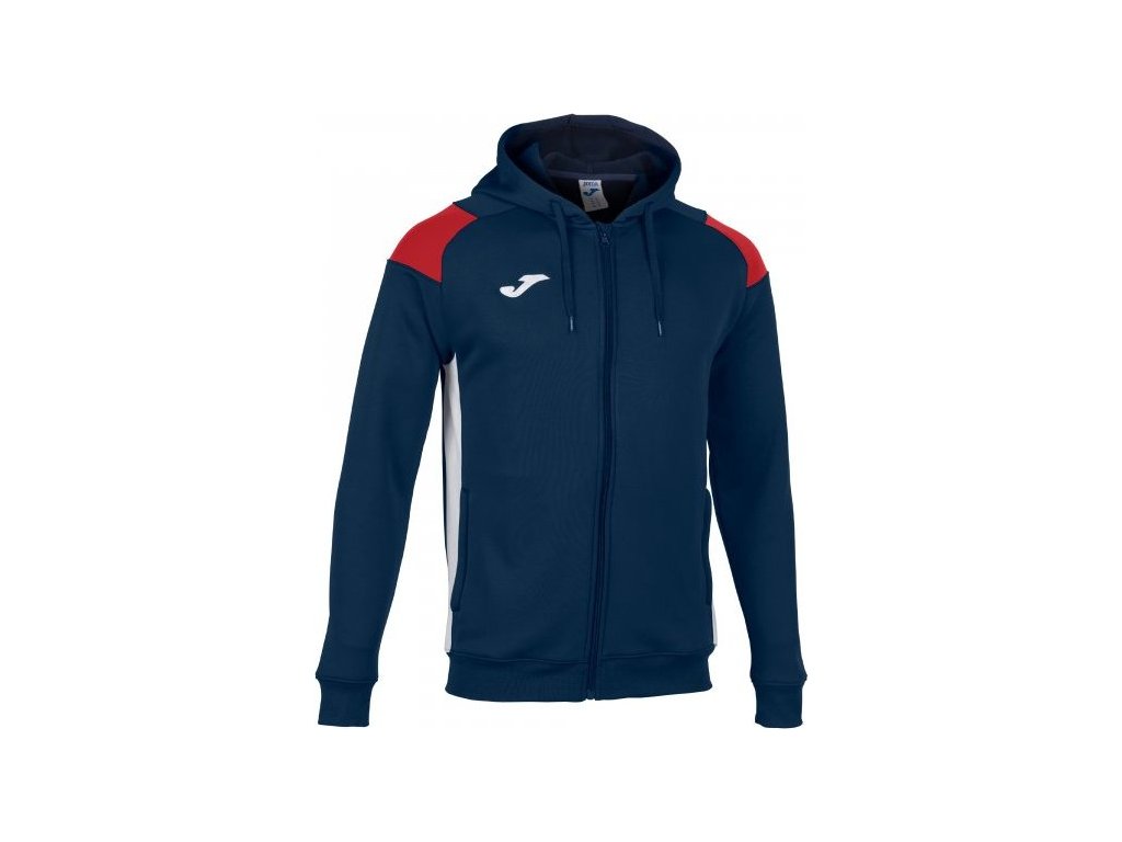 Mikina HOODIE POLY CREW III NAVY-RED-WHITE