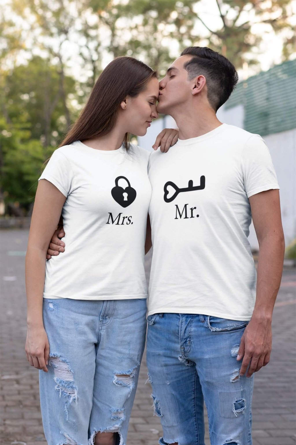 Tričká pre páry Mr a Mrs