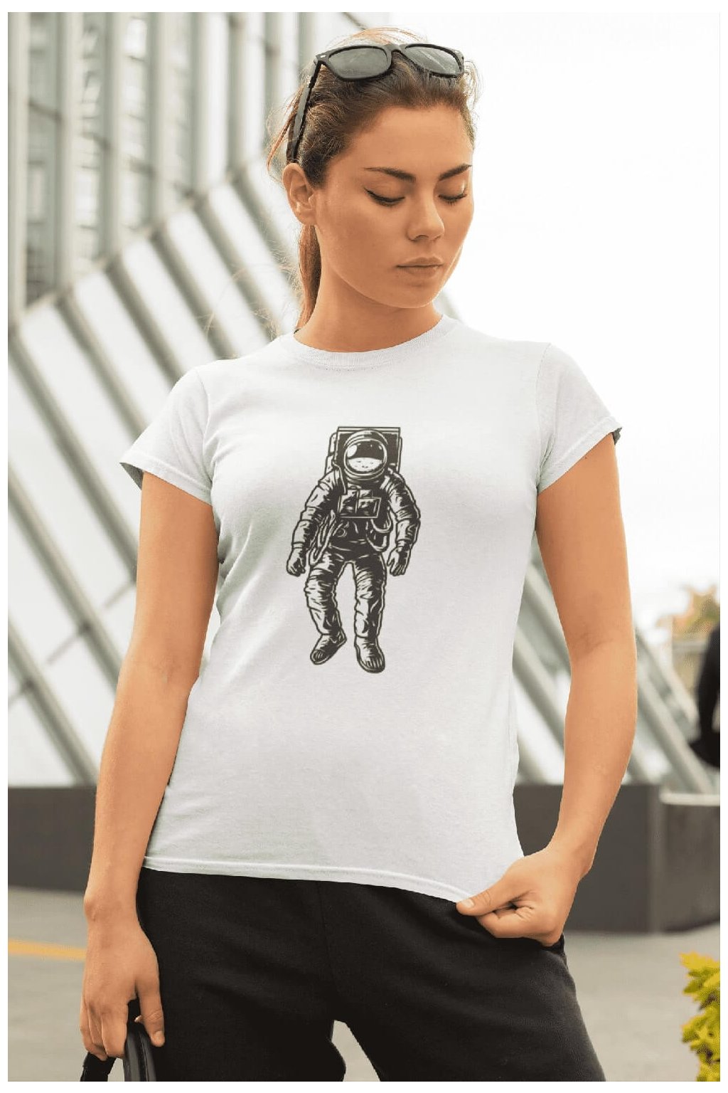 Dámske tričko Vintage astronaut