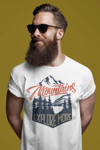 Pánske outdoorové tričko Mountains