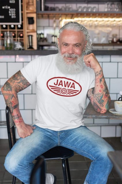 Pánske tričko s logom Jawa