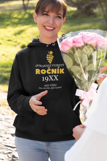 hoodie mockup of a woman receiving flowers for mother s day 32658 (4)