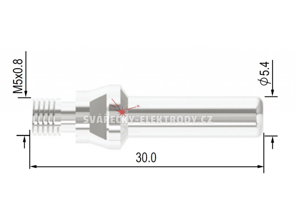 Elektroda SCP 40/60, PT-60 - dlouhá