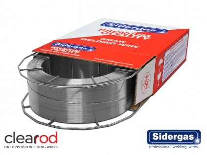 Sidergas S6 CLEAROD - drát na ocel G3Si1 - 1,0 mm (18 kg)SID steel clearod K300