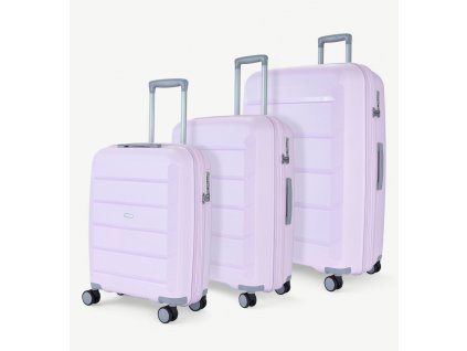 Sada cestovních kufrů ROCK TR-0239/3 PP - fialová