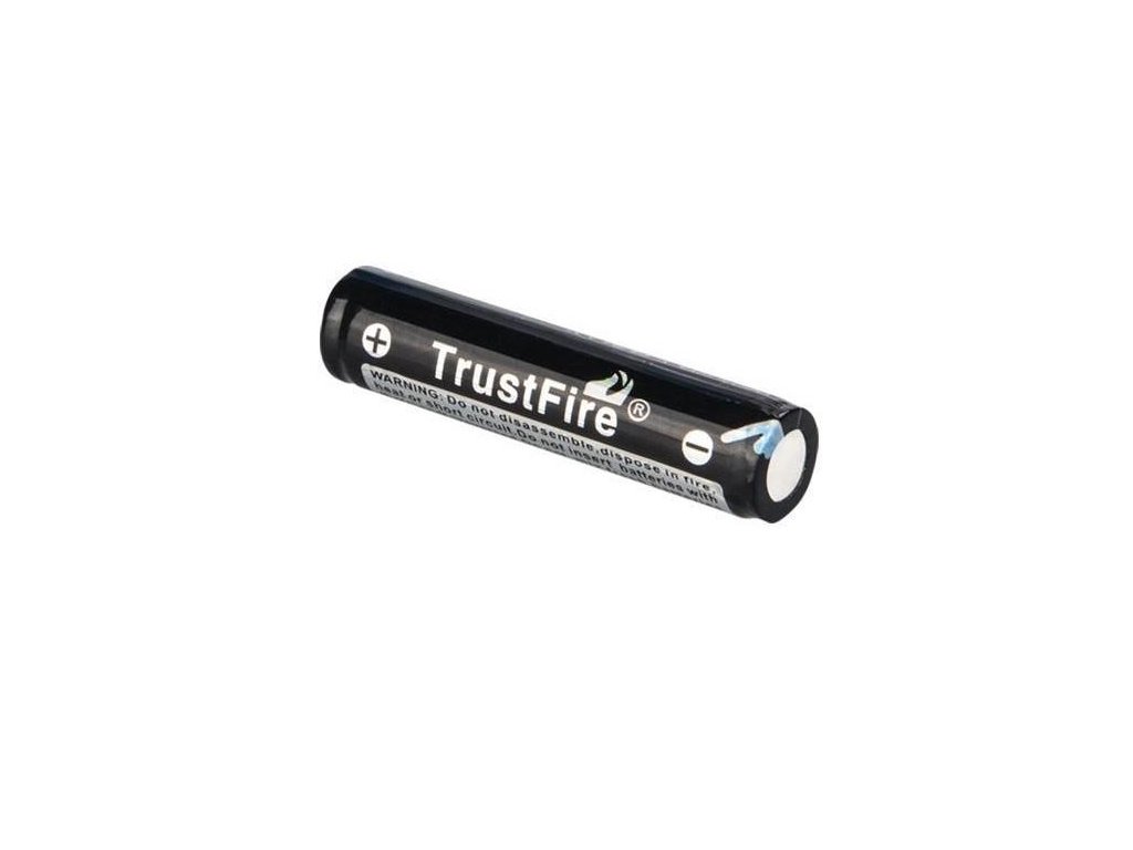 Trustfire -  Akumulátor TRUSTFIRE 10440 - 600 mAh, Button Top, 3.7V, s ochranou