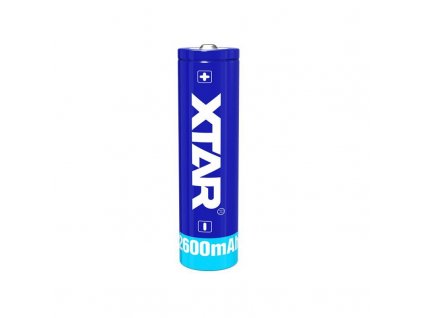 Xtar -  Akumulátor XTAR 18650 - 2600 mAh, Button Top, 3.7V, s ochranou, 4.5A