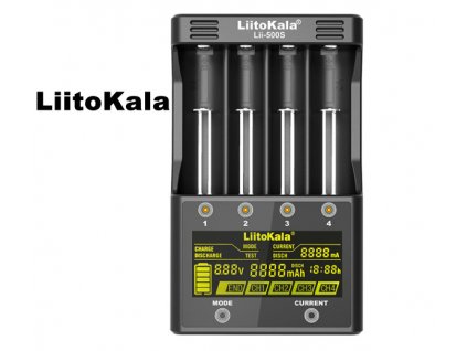 Diagnostická nabíjačka LiitoKala LII-500S (Li-Ion a NiMH)
