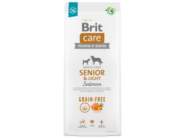 brit care dog grain free senior and light