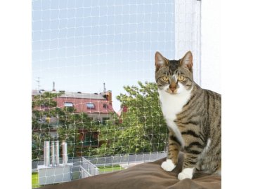 Ochranná síť pro kočky 4x3 m