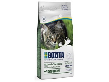 0025461 bozita cat active sterilised lamb gf 10 kg