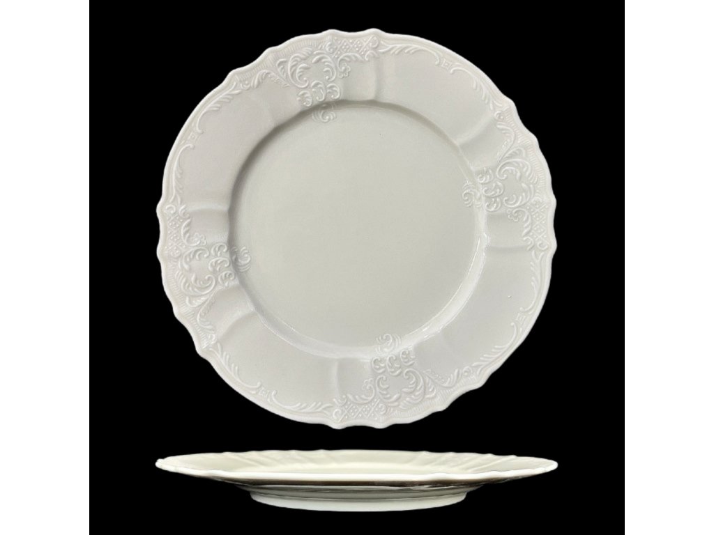 Thun 1794 BERNADOTTE talíř mělký ivory 250 mm, II. jakost