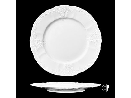 Thun 1794 BERNADOTTE talíř dezertní bílý 170 mm, II. jakost