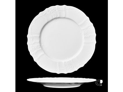 Thun 1794 BERNADOTTE talíř mělký bílý 250 mm, II. jakost