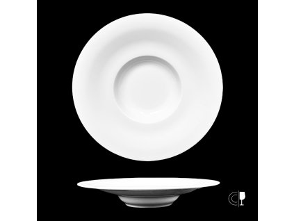 Thun 1794 GOURMET talíř hluboký bílý 314 mm, II. jakost