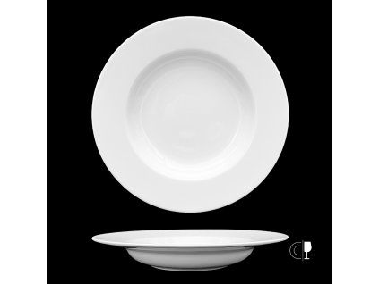 Thun 1794 NINA talíř hluboký bílý 220 mm, II. jakost