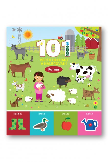 101 věcí k hledání a nalepování Farma - obálka