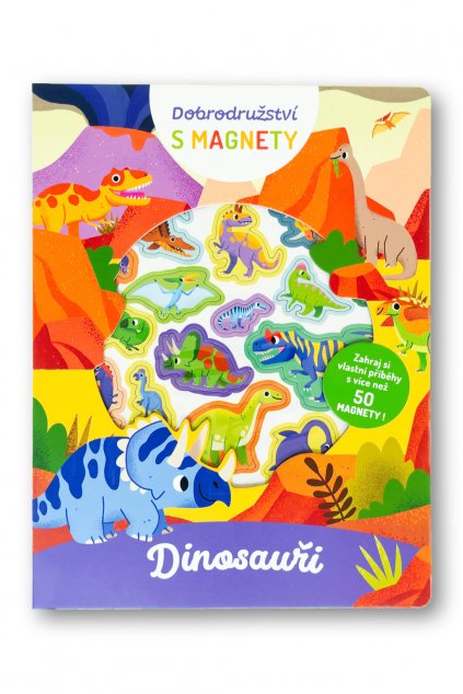 Dobrodružství s magnety Dinosauři - obálka