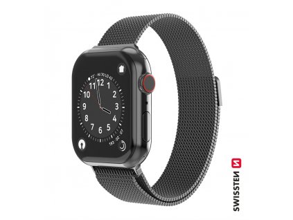 SWISSTEN řemínek pro Apple Watch milánský tah, šířka 42-44 mm