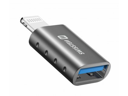 SWISSTEN OTG adaptér/přechodka Lightning (samec) / USB-A (samice)