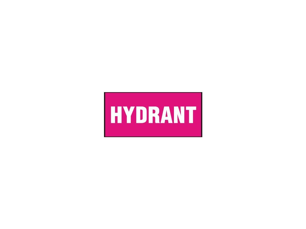 Hydrant (nápis)