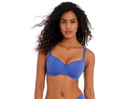 AS7231 PLE primary Freya Swim Jewel Cove Plain Azure Underwired Sweetheart Bikini Top