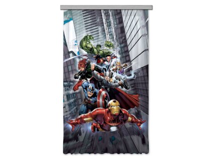 AG Design Textilní závěs Avengers 140 x 245 cm (srpen21)