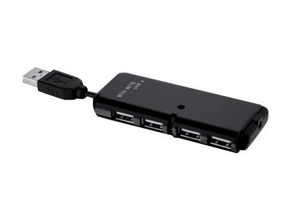 I-BOX IUHT008C Hub USB 2.0, 4 porty, čierny