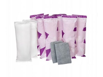 Chladicí absorpční vložky 8ks + poporodní kalhotky 2ks