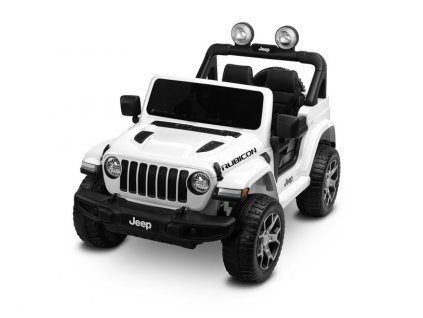 Elektrické terénní auto Toyz - Jeep Rubicon Bílá