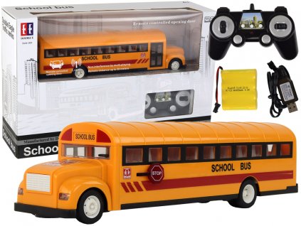 Školní autobus na dálkové ovládaní - žlutý