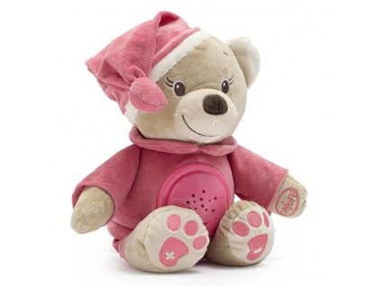 Medvídek s projektorem růžový
