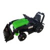 Elektrický zelený traktor ZP1001B s přední radlicí