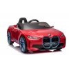 Elektrické auto BMW I4 červené 4x4