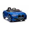 Elektrické auto BMW I4 modré 4x4
