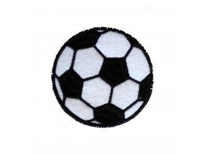 Textilní nášivka fotbalový míč