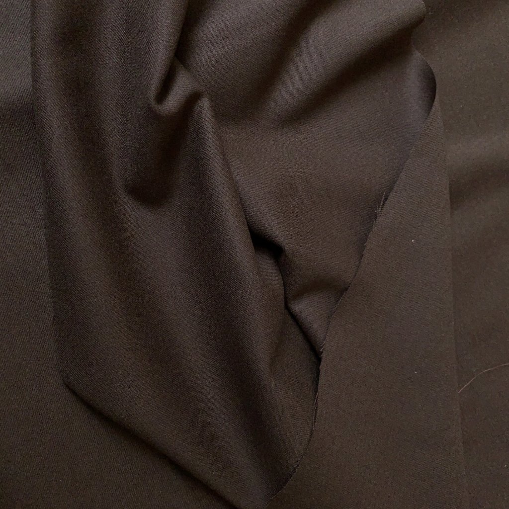 Zemitý kepr vlna+PES, oblekovka khaki/hnědá