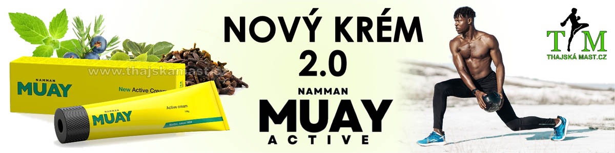 Nový thajský krém Active Cream 2.0 Namman Muay