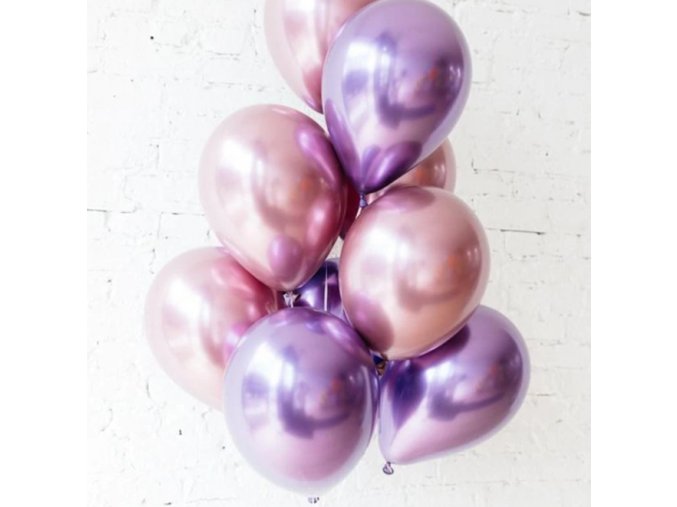 16254 10 ks mix balonikov ruzovofialove na party narodeniny
