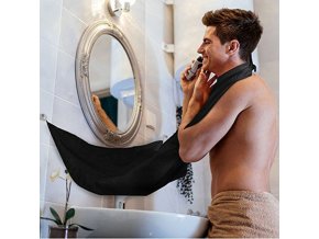 Praktická mužská zástěra pro holení vousů - SLEVA 70% (Barva Černá)