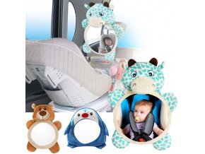 TIP pre deti vychytávky detské autosedačky detská autosedačka - detské spätné zrkadlo do auta (Farba Medveď)
