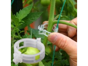 Svorky na rastliny - záhrada - pestovanie paradajok - svorka na upevnenie rastlín 50ks