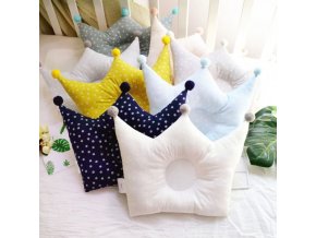 Dekorace - polštáře - polštář pro děti ve tvaru korunky v různých barvách - dětský pokoj - dárek pro děti