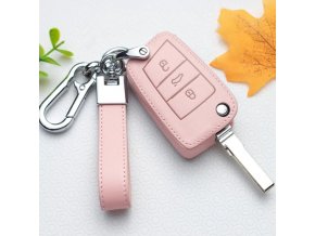 Auto - kľúč od auta - kožené puzdro na kľúče od auta - puzdro - darček pre ženu