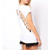 Dámské extra elegantní podzimní tričko s Andělskými křídly Bílé + DOPRAVA ZDARMA (Velikost XXL)