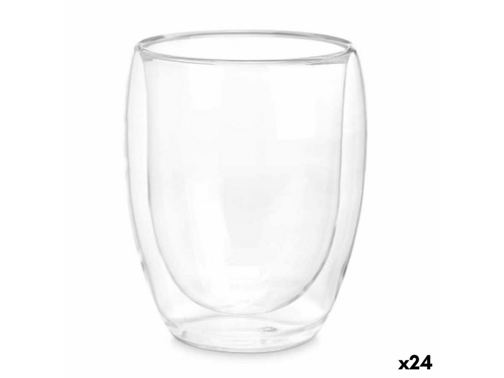 Sklenice Transparentní Borosilikátové sklo 326 ml (24 kusů)