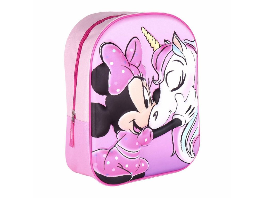 Školní batoh Minnie Mouse Růžový (25 x 31 x 10 cm)