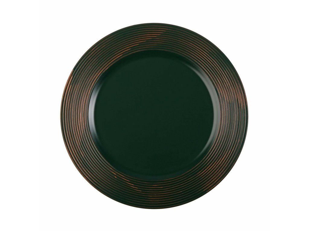 Mělký talíř Versa Zelená Plastické 33 x 33 cm