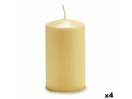 Svíčka Krém 9 x 15 x 9 cm (4 kusů)